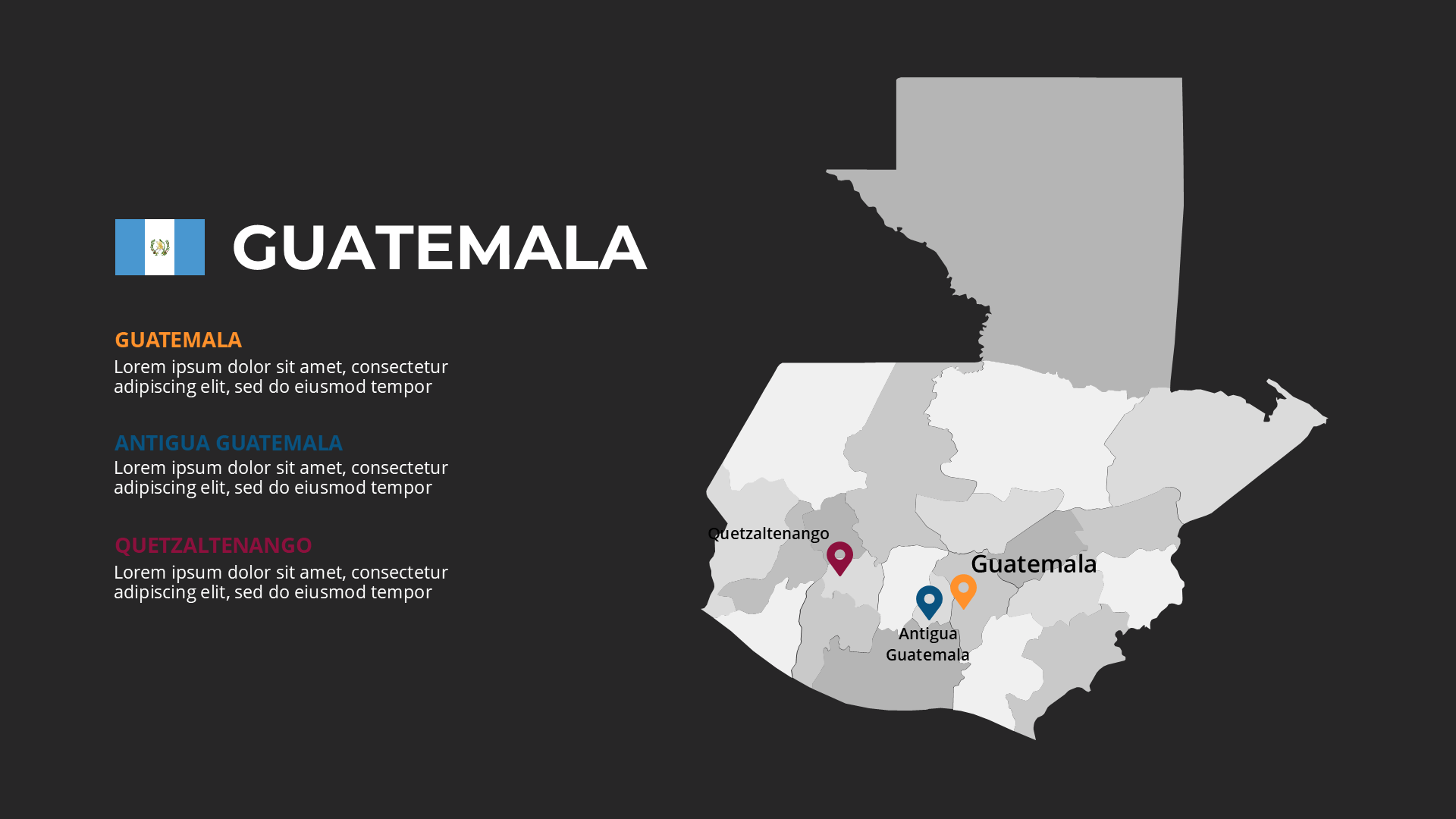 North America Dark slide 8